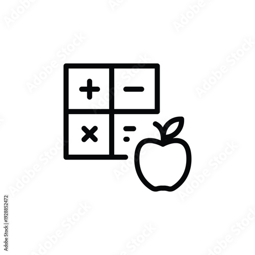 Nutrition icons depicting healthy food, balanced diet, vitamins, minerals, fruits, vegetables, protein, hydration, wellness, meal planning, organic choices, supplements, calorie tracking, lifestyle, a