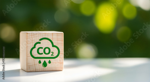 hand holding a wooden cube