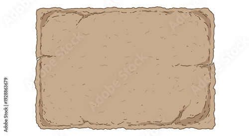 Old parchment paper with worn edges and vintage texture for design