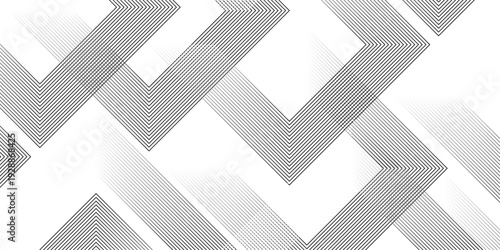 Geometric diagonal oblique vector curve gradient black and white graphic stripe line. Repeated fine diagonal lines Thin slash line stripes diagonal vector elegant background