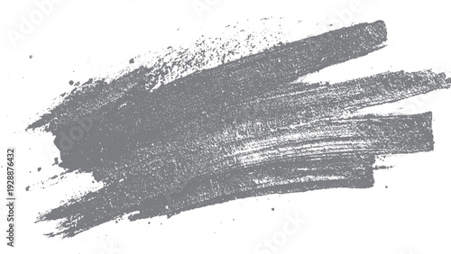Black ink brush stroke grunge texture set. Rough black paint stroke distressed overlay. 