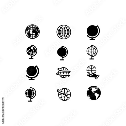 GLOBE ICON SHEET