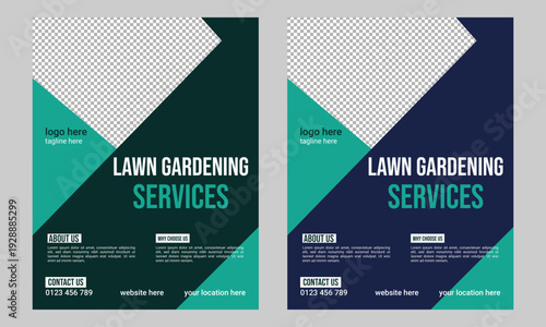 Lawn Care Services Flyer Poster Template