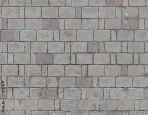 Wallpaper Mural Close-up of old stone pavement with worn texture and mortar Torontodigital.ca