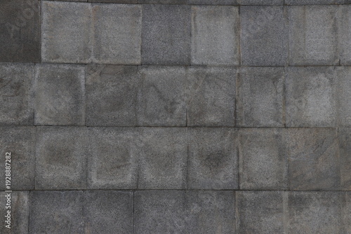 Wallpaper Mural Concrete block wall with weathered surface outdoors in daylight Torontodigital.ca