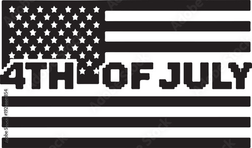 June 18th Freedom Day black and white vector illustration with South African flag and raised fists