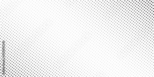 Set of halftone dots gradient pattern texture isolated on white background. Straight dotted spots using halftone circle dot raster texture. Vector blot half tone collection.