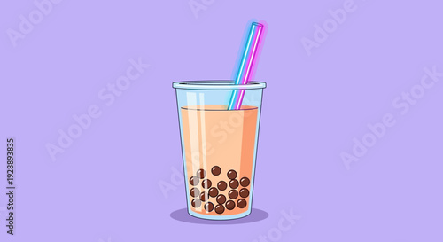 glass of milk with ice