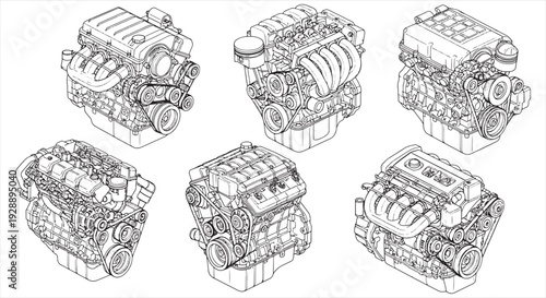 Industrial Machinery Blueprint – Mechanical CAD Engineering and Technical Manufacturing Drawing