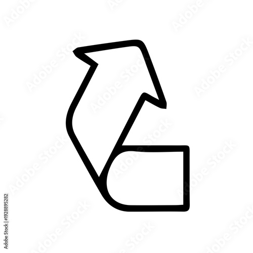 Hand-drawn Recycle Arrow
