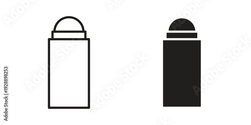 deodorant icon. set of web icons on white background