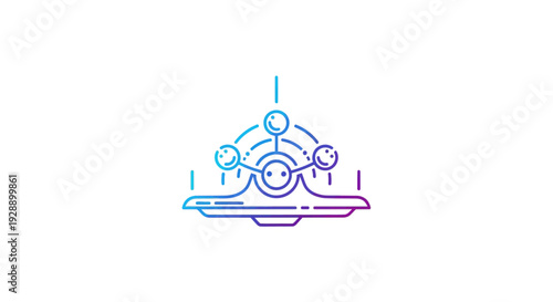 AI Robot Assistant Artificial Intelligence Digital Character Illustration