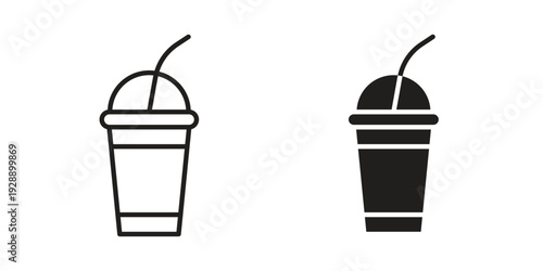 Frappe icon. set of web icons on white background