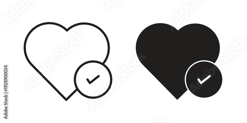 Good health icon. set of web icons on white background