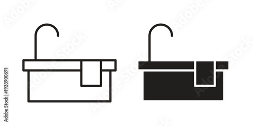 Jacuzzi icon. set of web icons on white background