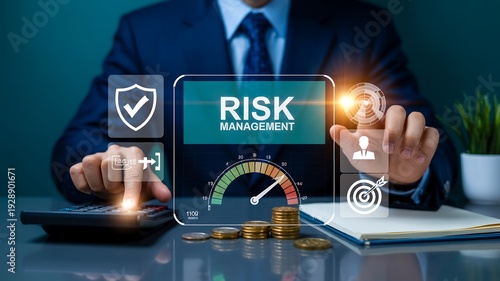 Risk Management and Financial Protection Business Concept