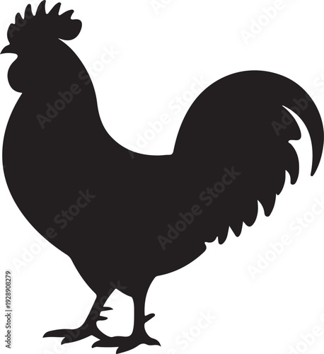 Chicken icon illustration