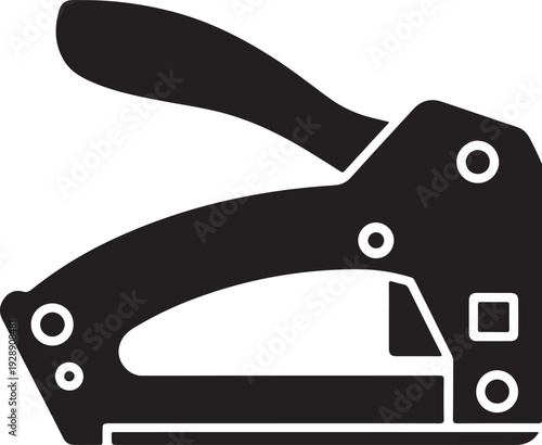 Constructions stapler icon on white background