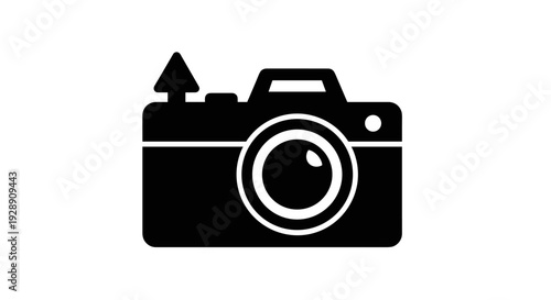 Black and white camera icon.