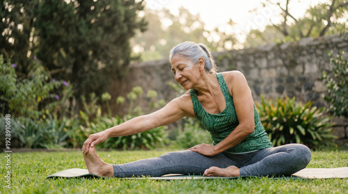 Senior Wellness and Active Lifestyle in Urban Spring Park with nature, season, autumn, path, sunlight, fall, lifestyle