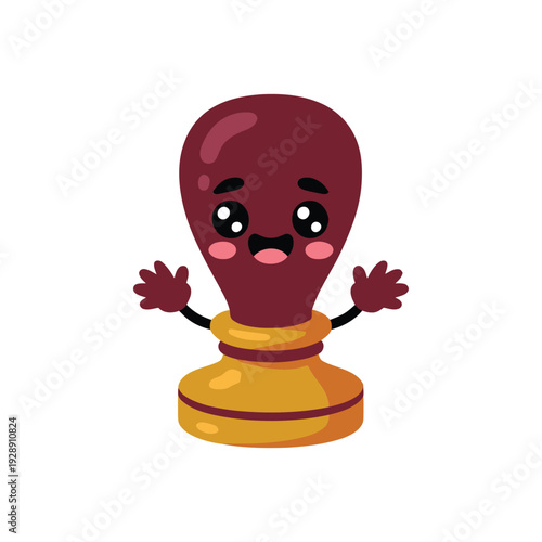 Kawaii wax seal stamp for calligraphy fair, letter sealing demonstration session, correspondence craft workshop, vintage stationery event graphics materials set