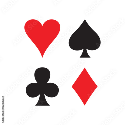Playing card icon vector illustration