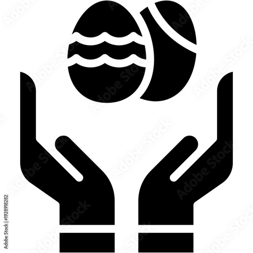 Orthodox Easter Egg and Cultural Celebration Vector Icon