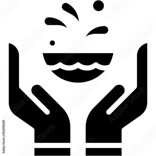 Songkran Water Festival and Cultural Celebration Vector Icon