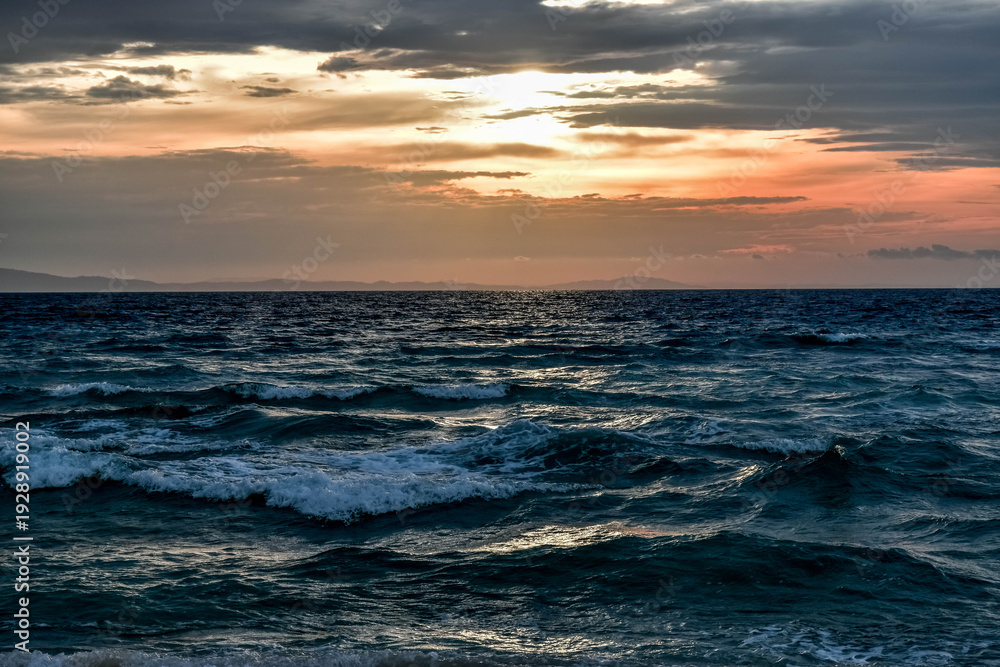 Fototapeta premium sunset on the beach