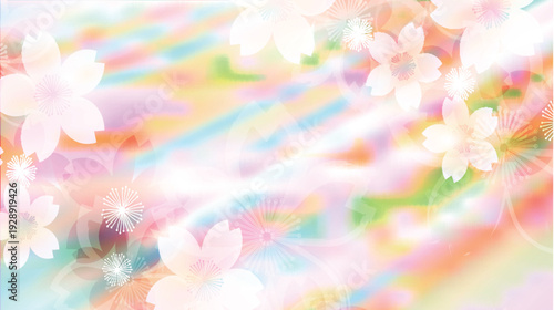 桜　春　和柄　背景　