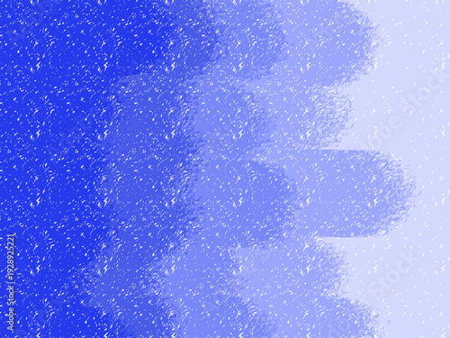背景 ベクターの青から白へ広がる粒子グラデーション抽象テクスチャ さわやかで清潔感のあるデザイン素材 / Abstract vector background with blue to white gradient and particle texture clean fresh design