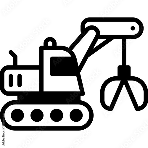 Tow Truck for Vehicle Breakdown Vector Icon illustration