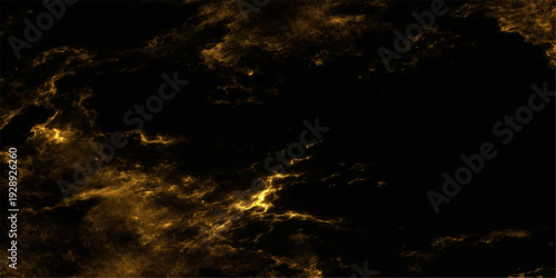 An abstract sunset landscape featuring a fire explosion background with red and black smoke merging into a dark storm cloudscape under a summer sky