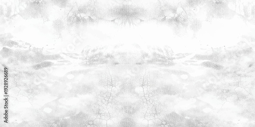 An abstract grunge paper texture background featuring a cold winter design with gray concrete patterns and subtle snowflake elements on an old textured surface