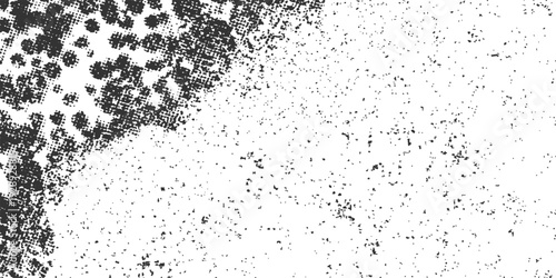 Abstract Pattern:  A unique high-contrast abstract pattern, with texture and visual depth created by varying the density of spots and speckles.