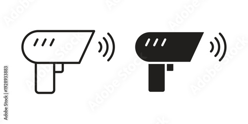 Barcode scanner icon. Premium thin line vector illustrator. Vector EPS10