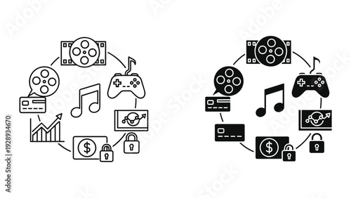 Digital content monetization and secure transactions in modern economy
