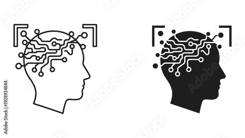 Circuit board human heads with innovative technology concepts
