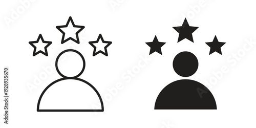 Customer satisfaction icon. Premium thin line vector illustrator. Vector EPS10