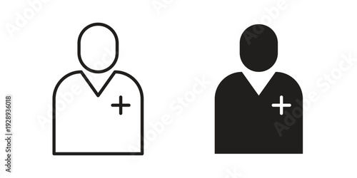 Doctor icon. Premium thin line vector illustrator. Vector EPS10