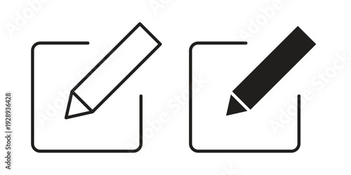 Edit icon. Premium thin line vector illustrator. Vector EPS10