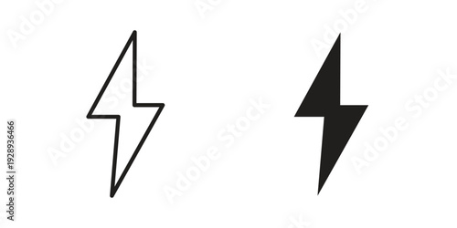 Electricity icon. Premium thin line vector illustrator. Vector EPS10