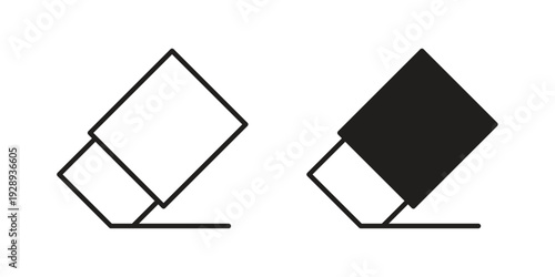 Eraser icon. Premium thin line vector illustrator. Vector EPS10
