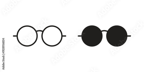 Eye glasses icon. Premium thin line vector illustrator. Vector EPS10