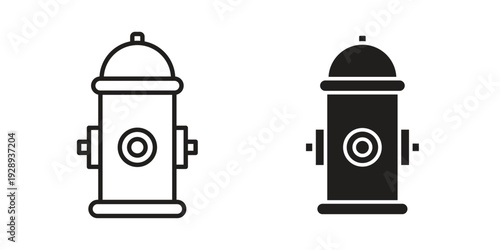 Fire hydrant icon. Premium thin line vector illustrator. Vector EPS10