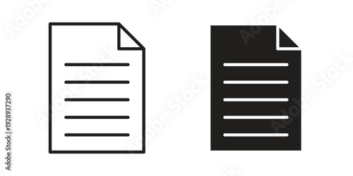 File icon. Premium thin line vector illustrator. Vector EPS10