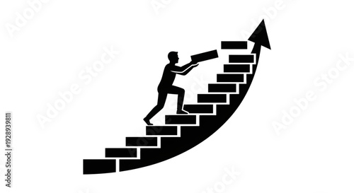 silhouette of a man walking across a shattered and cracked surface with a mirrored reflection underneath