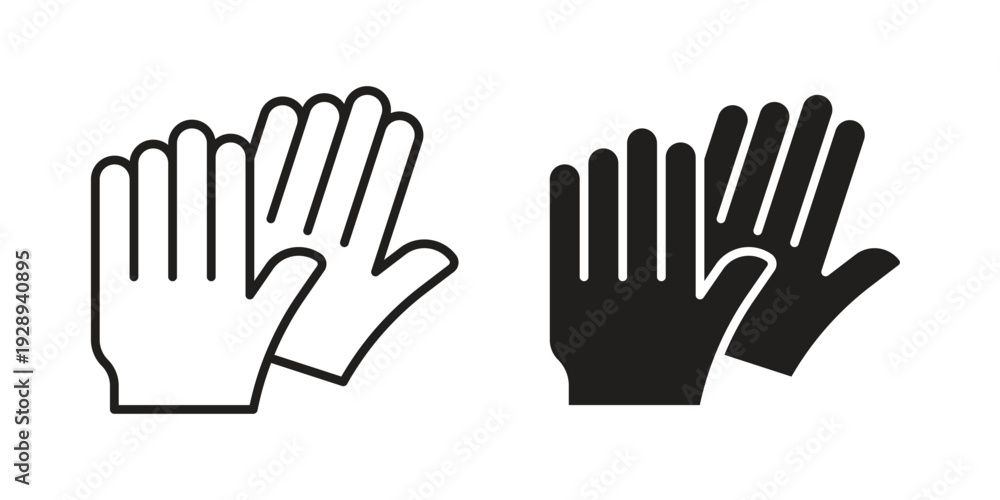 Obraz premium Glove icon. Premium thin line vector illustrator. Vector EPS10