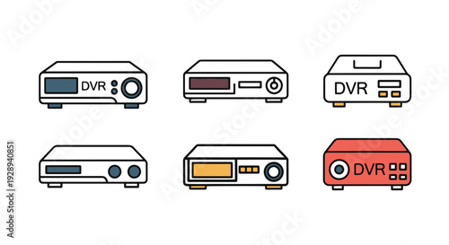 DVR Recorder Line soft tone color