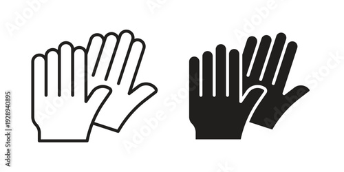 Glove icon. Premium thin line vector illustrator. Vector EPS10